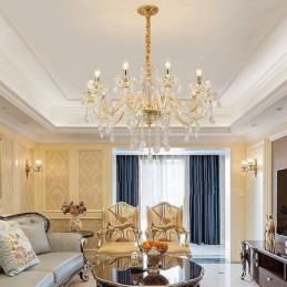 Candelabru de cristal elegant în stil european