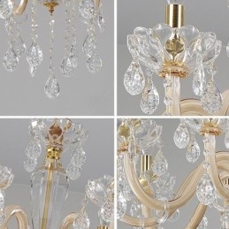 Candelabru de cristal elegant în stil european
