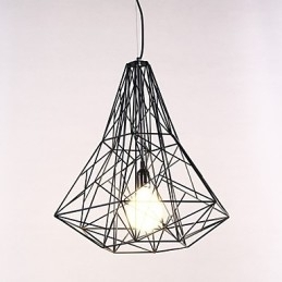 Candelabru modern contemporan din metal cromat