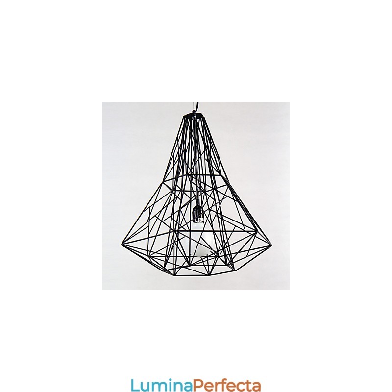 Candelabru modern contemporan din metal cromat