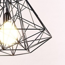 Candelabru modern contemporan din metal cromat