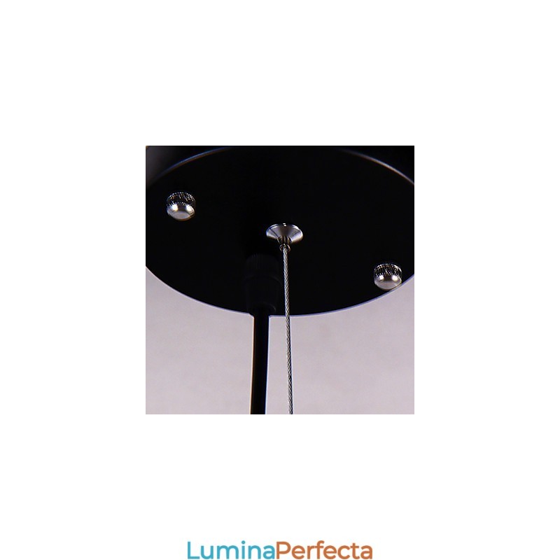 Candelabru modern contemporan din metal cromat
