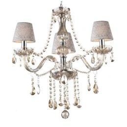 Candelabru de cristal european clasic Cognac Pendant