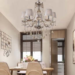Candelabru de cristal european clasic Cognac Pendant
