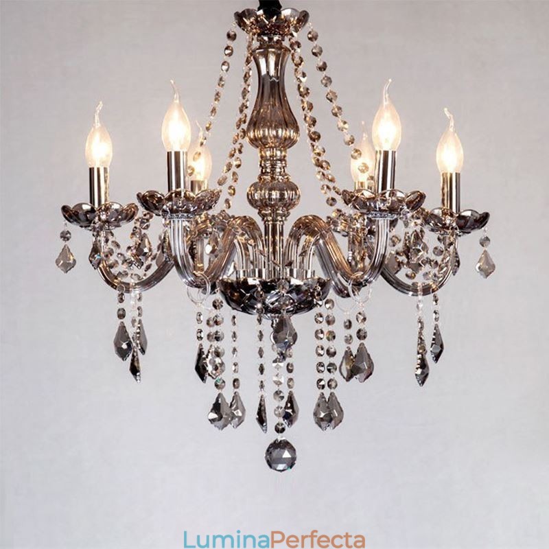 Candelabru elegant din cristal în stil european
