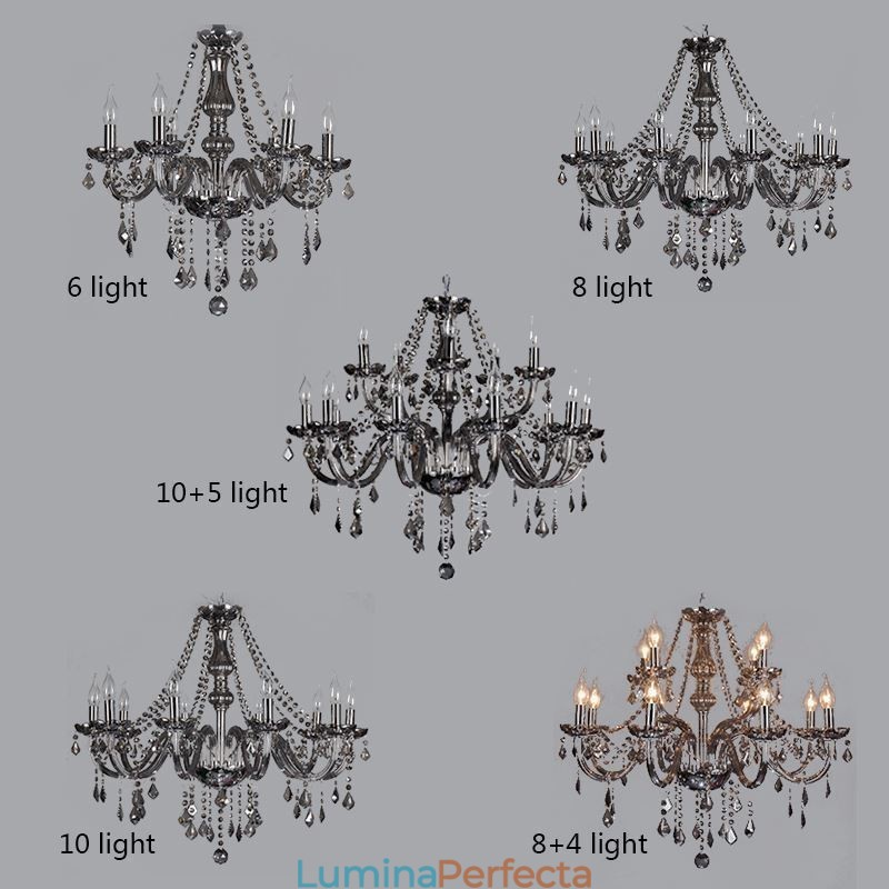 Candelabru elegant din cristal în stil european