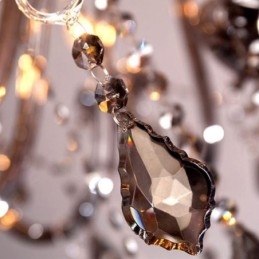 Candelabru european mare de cristal pendanta elegantă