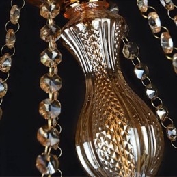 Candelabru de cristal mare de lux European pendant