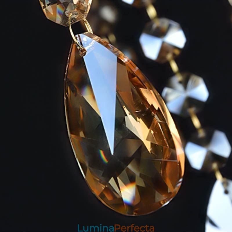 Candelabru de cristal mare de lux European pendant