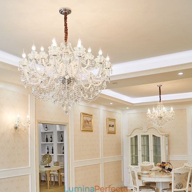 Candelabru din cristal de lux European Elegant pendant