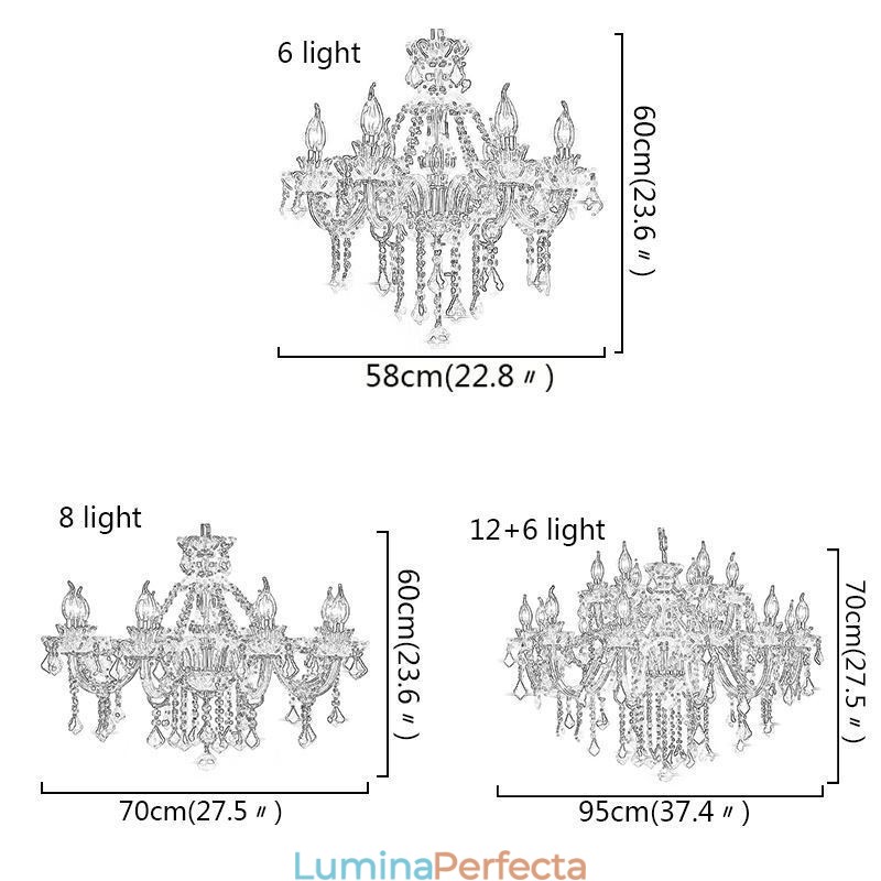 Candelabru din cristal european de culoare roșie