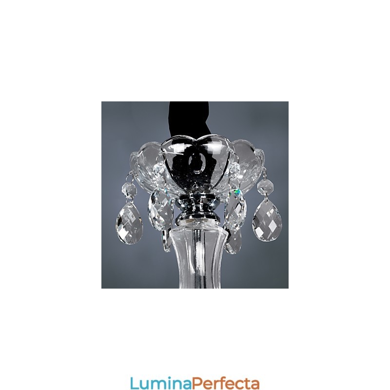 Candelabru elegant din cristal cu 6 lumini