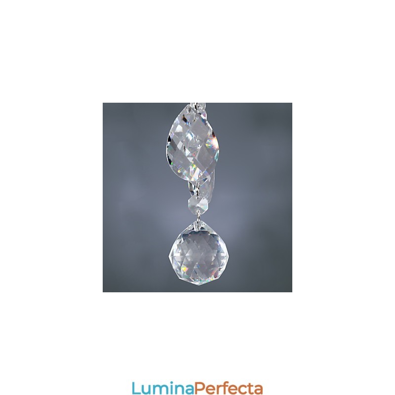 Candelabru elegant din cristal cu 6 lumini