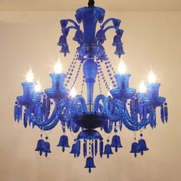 Plafoniera din cristal Candelabru european Ring Bells Pendant