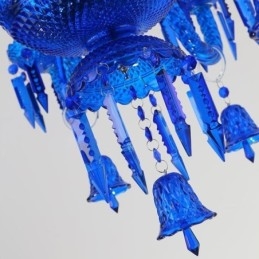 Plafoniera din cristal Candelabru european Ring Bells Pendant