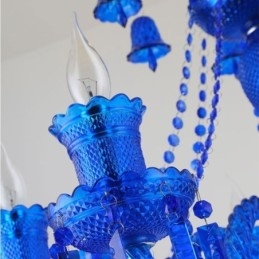 Plafoniera din cristal Candelabru european Ring Bells Pendant