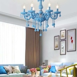 Candelabru din cristal elegant, suspendat mare european
