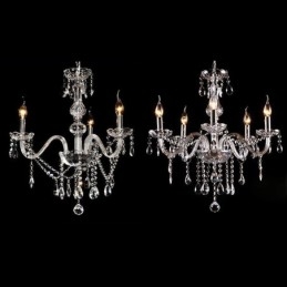 Candelabru de cristal elegant Lampă suspendată europeană modernă