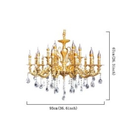 Candelabru Cristal Modern Lux Plafoniere Iluminat Acasă Decorare Lumină