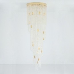 Candelabru Modern De Cristal Casă De Lux Plafon De Cristal Cu 19 Lumini