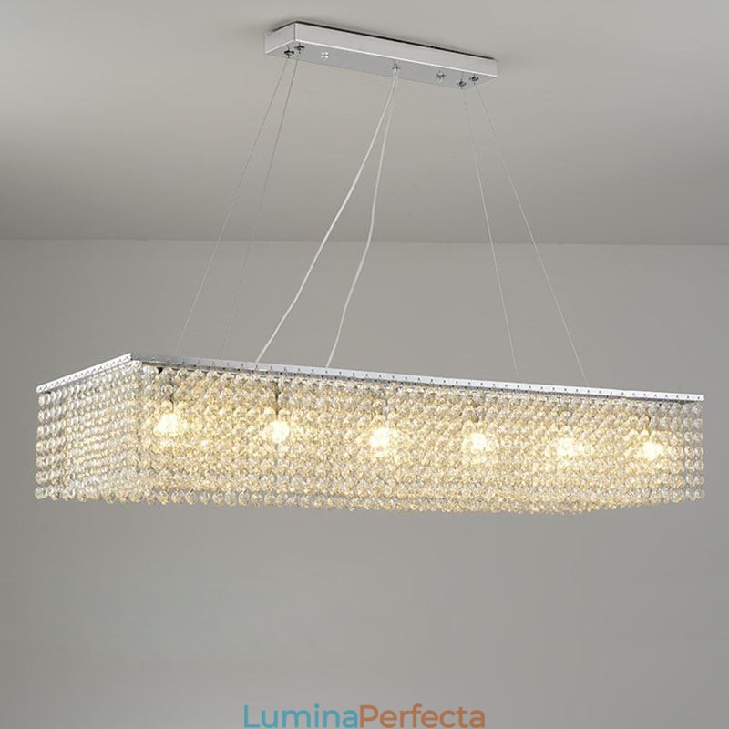 Candelabru De Cristal European Decor De Lux Plafoniera Cu 12 Lumini