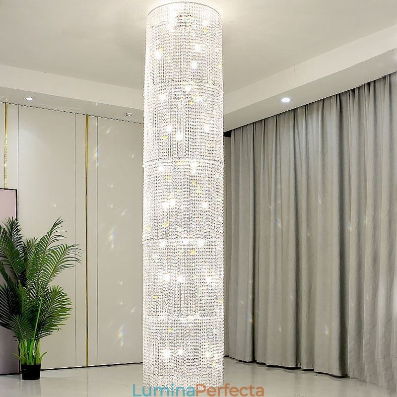 Lustra De Cristal De Lux Decoratie Moderna Plafoniera Cu 36 De Lumini