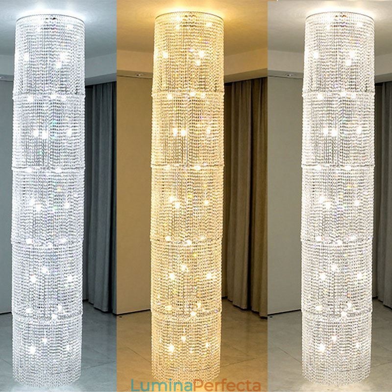 Lustra De Cristal De Lux Decoratie Moderna Plafoniera Cu 36 De Lumini