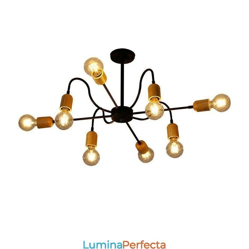 Candelabru păianjen contemporan, creativ, din fier