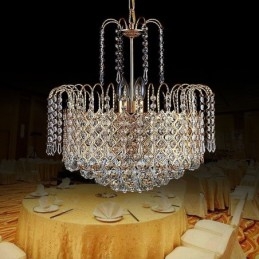 Candelabru din cristal de lux Modern elegant suspendat