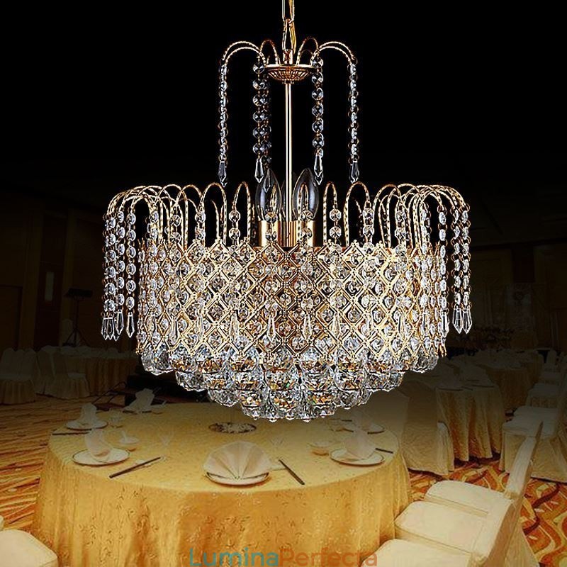 Candelabru din cristal de lux Modern elegant suspendat