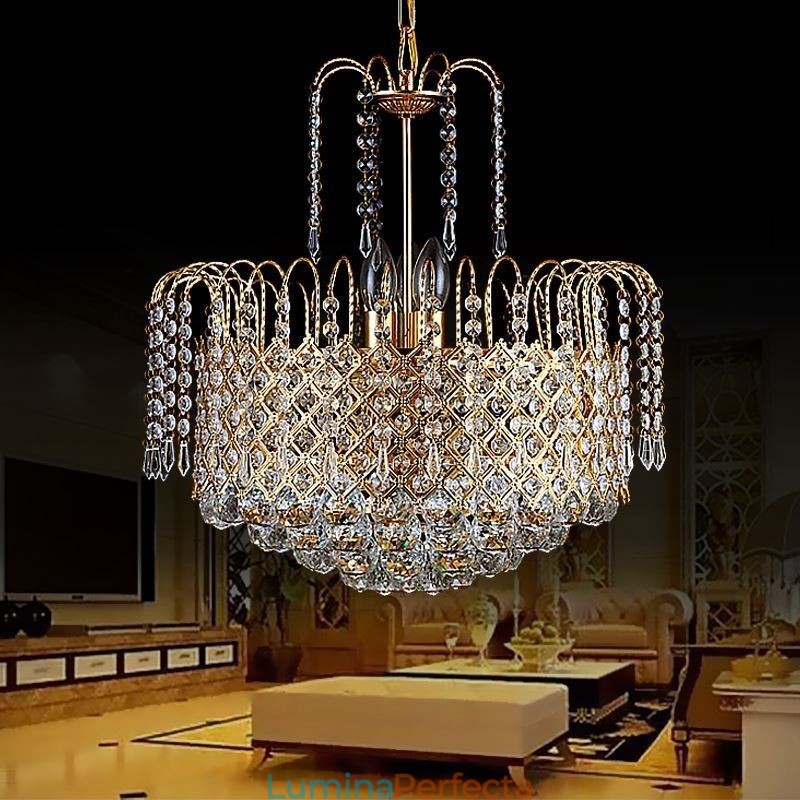 Candelabru din cristal de lux Modern elegant suspendat