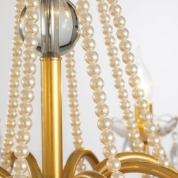 Lampă suspendată din cristal american în stil rustic Plafoniera creativă cu artă de fier