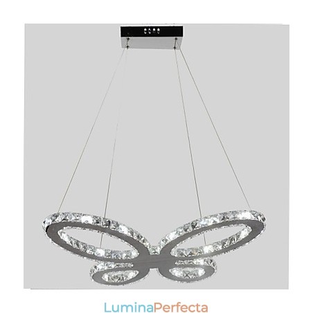 Candelabru modern contemporan din metal cromat Candelabru modern contemporan din metal cromat
