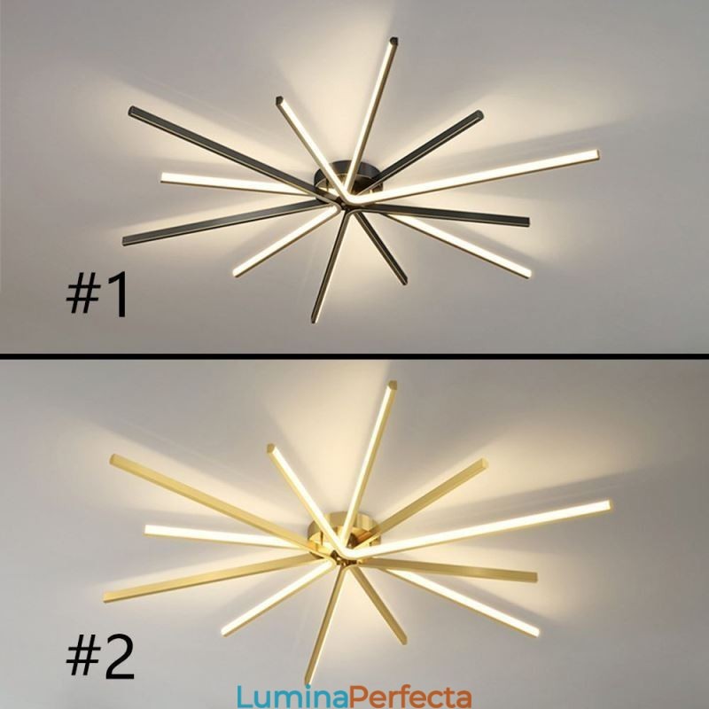 Plafoniera modernă minimalistă cu foc de artificii