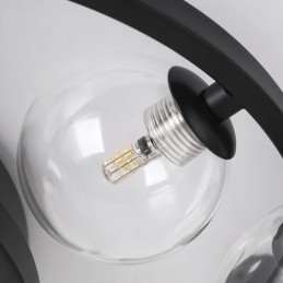 Plafoniera din sticlă decorativă, modernă, minimalistă, montată la nivel