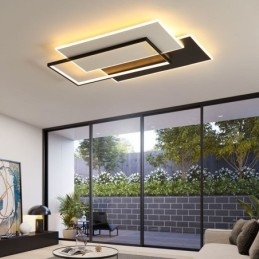 Plafoniera pătrată minimalistă din acrilic cu montare încasată