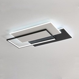 Plafoniera pătrată minimalistă din acrilic cu montare încasată