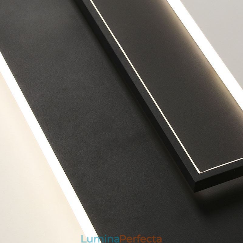 Plafoniera pătrată minimalistă din acrilic cu montare încasată