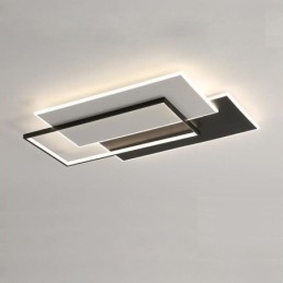 Plafoniera pătrată minimalistă din acrilic cu montare încasată