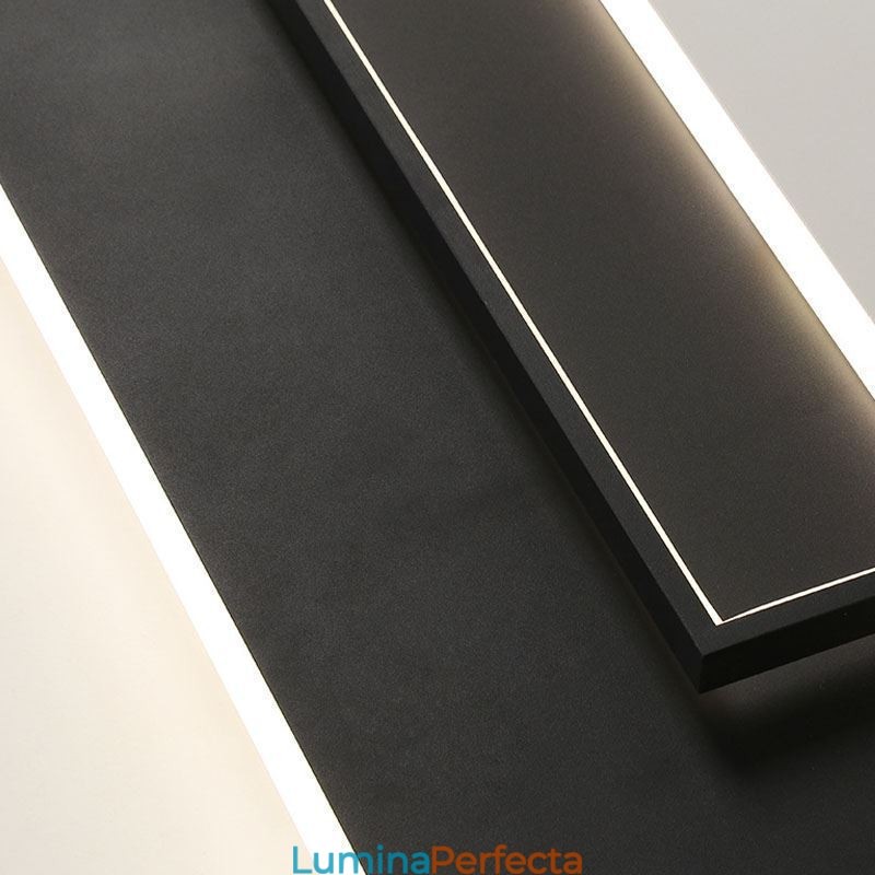 Plafoniera pătrată minimalistă din acrilic cu montare încastrabilă 40 50 cm