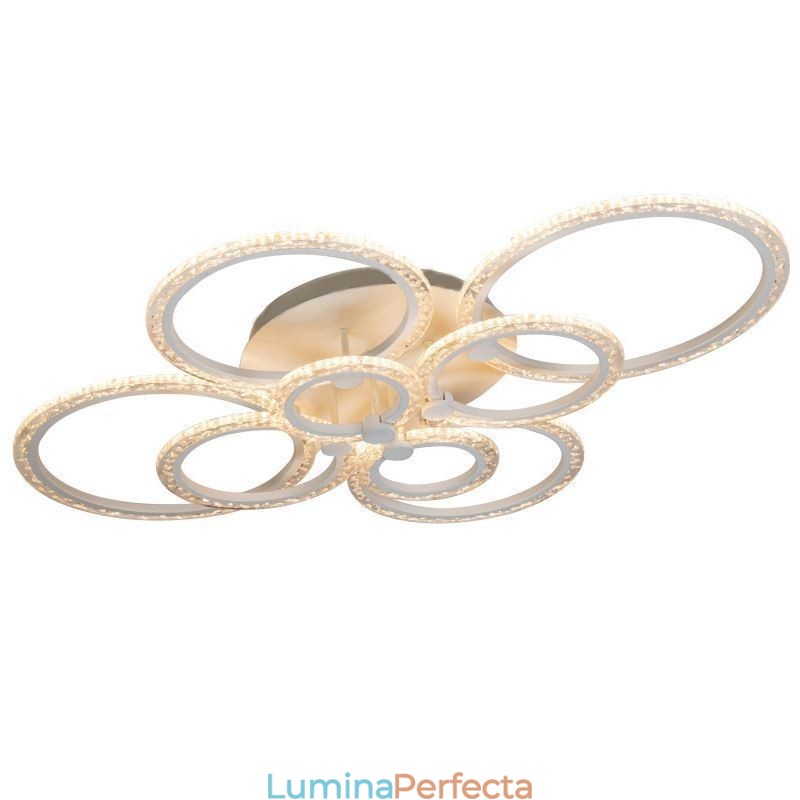 Plafoniera modernă, minimalistă, din acrilic, cu flori