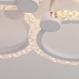 Plafoniera modernă, minimalistă, din acrilic, cu flori