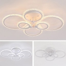 Plafoniera modernă, minimalistă, din acrilic, cu flori