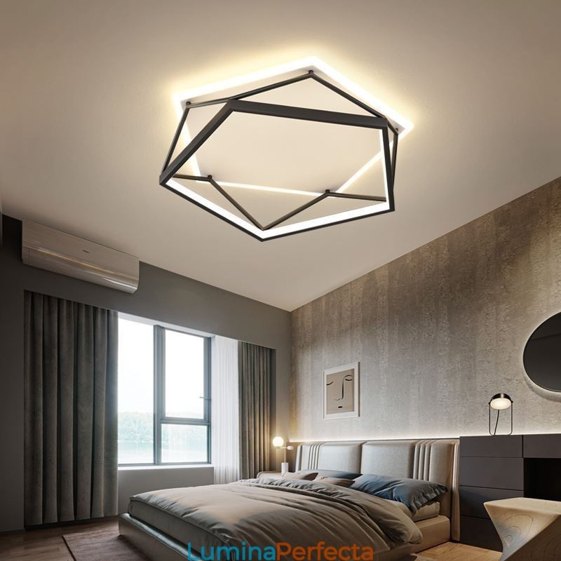 Plafoniera tridimensională de 55 cm