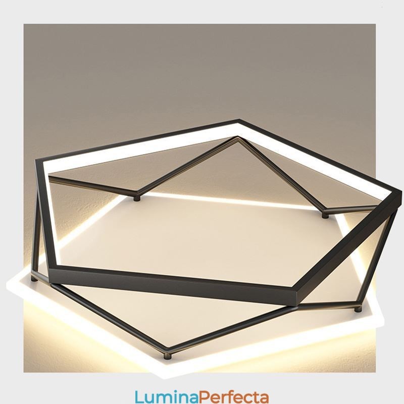 Plafoniera tridimensională de 55 cm