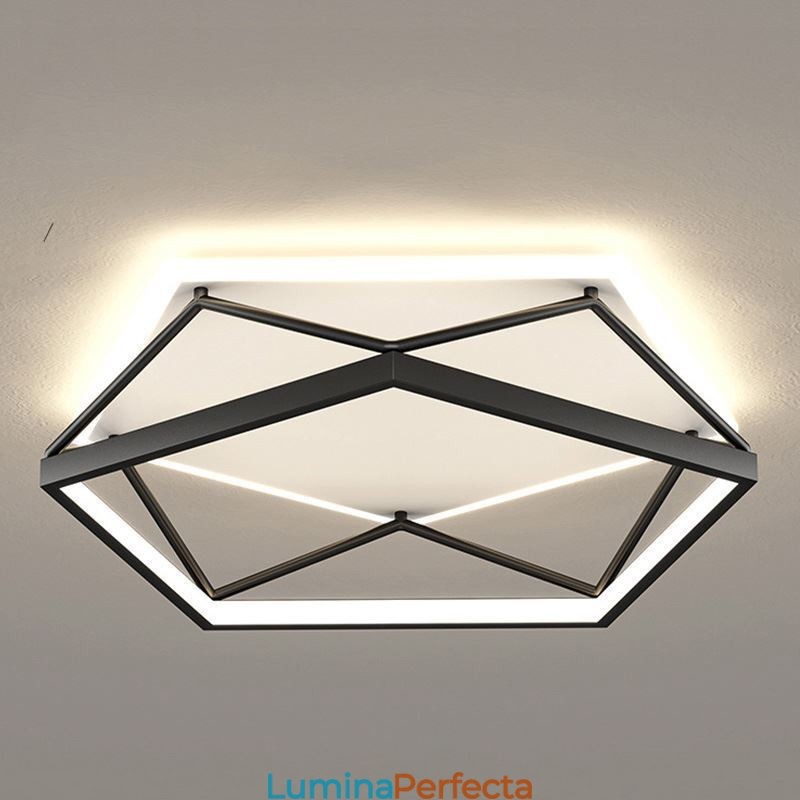 Plafoniera tridimensională de 55 cm