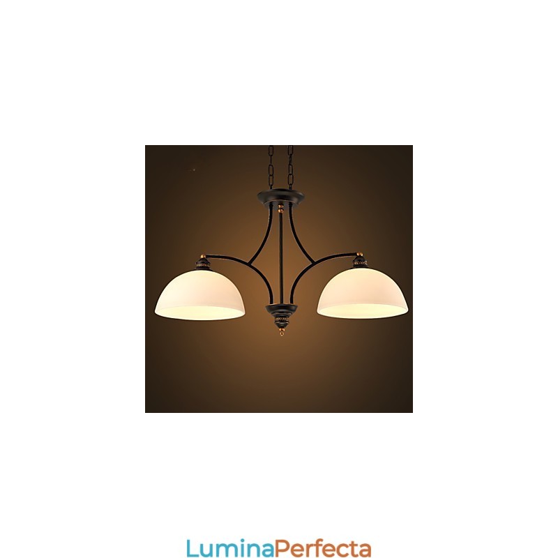 Plafoniere retro minimaliste Lampă de plafon din sticlă în stil european