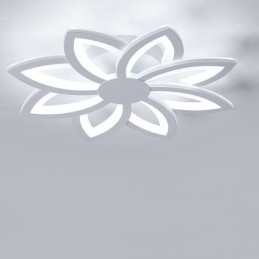Plafoniera cu floare din acril care atrage ochiul 55 cm