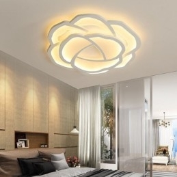 Plafoniera modernă, simplă, din acrilic, cu montare întinsă, 52 cm