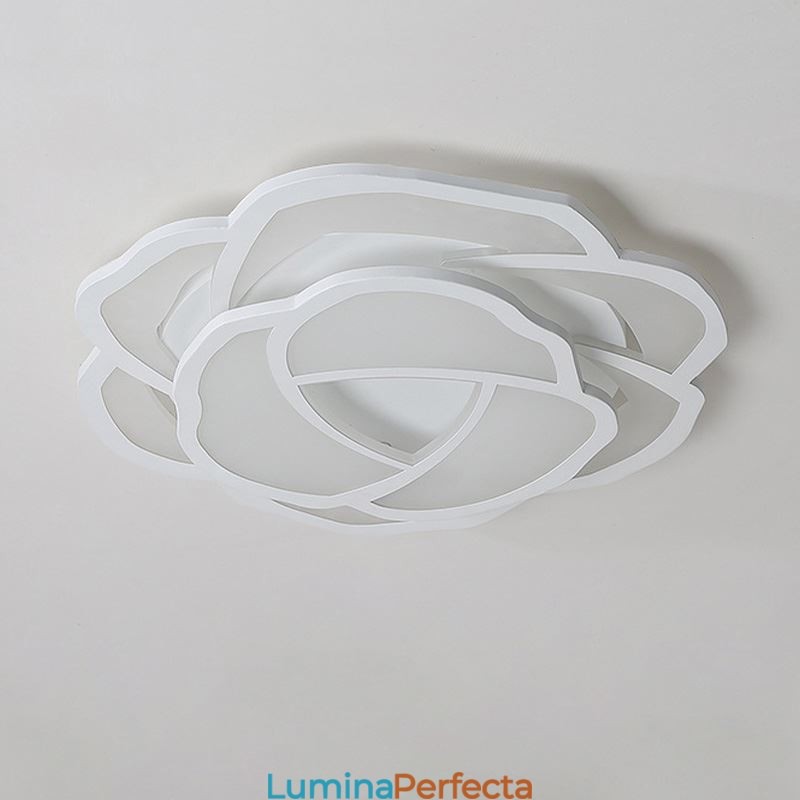 Plafoniera modernă, simplă, din acrilic, cu montare întinsă, 52 cm